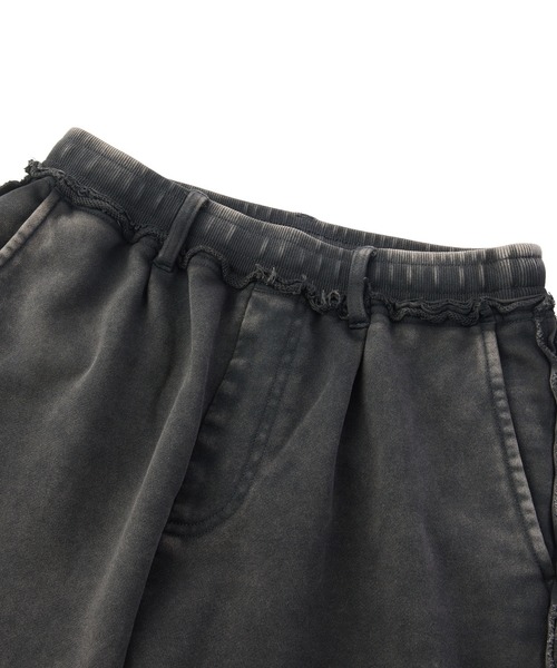 X-girl（エックスガール）の「FADED CUT OUT SWEATPANTS（スウェットパンツ・レディース・ブラック/ピンク/ブラウン・M/S）」の14枚目の写真
