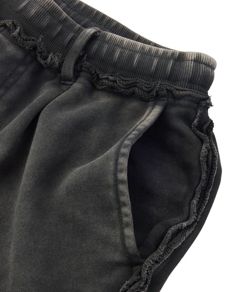 X-girl（エックスガール）の「FADED CUT OUT SWEATPANTS（スウェットパンツ・レディース・ブラック/ピンク/ブラウン・M/S）」の17枚目の写真