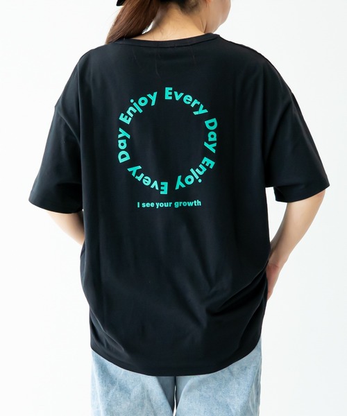 FOV(フォブ)の「FOV/フォブ Enjoy Tシャツ(Tシャツ/カットソー・レディース・ホワイト/グレイッシュベージュ/ブラック・F)」の1枚目の写真
