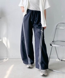AS KNOW AS plus | ○裾ドロスト付き スタイルアップ ワイドカーゴパンツ(カーゴパンツ)