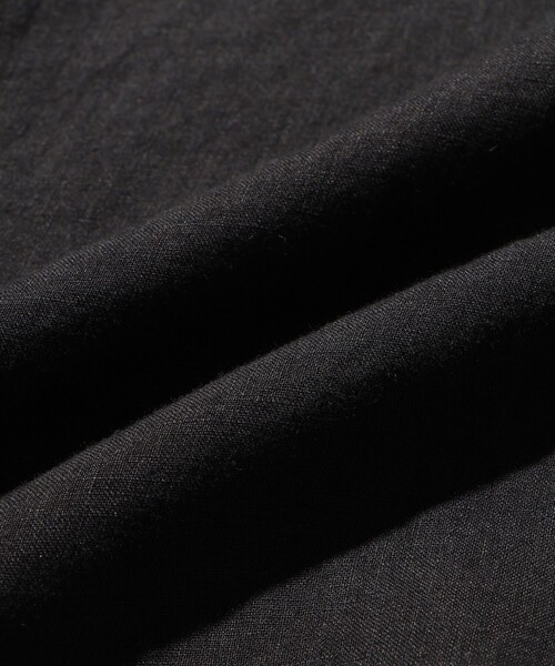 ADAM ET ROPE'(アダムエロペ)の「フレンチリネン レギュラーカラー ショートスリーブ シャツ / ロングシーズン着用可能(シャツ/ブラウス・メンズ・ブルー系その他6/ホワイト/ブラック/グレー・M/L)」の14枚目の写真