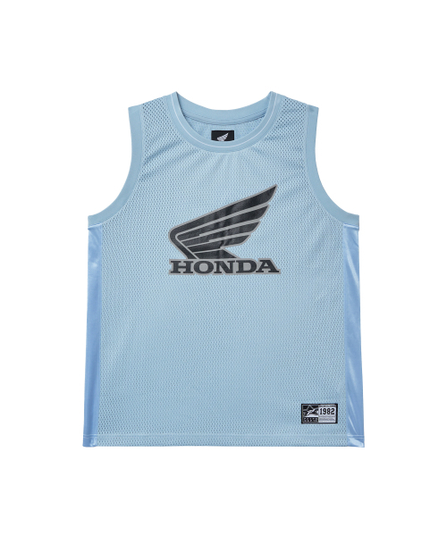 PHYPS MOTORCYCLE(フィップスモーターサイクル)の「Mesh 3M Logo Wing Sleeveless Light Blue(Tシャツ/カットソー・レディース・その他・X-LARGE/MEDIUM/LARGE)」の2枚目の写真