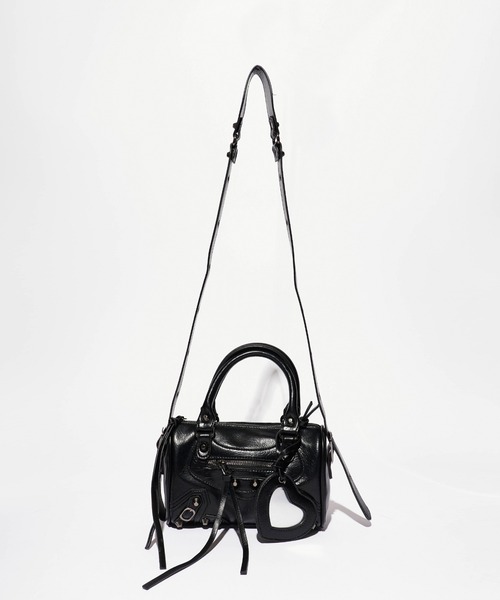 Chick(チック)の「Studded 2-Way Shoulder Bag / スタッズ付き 2WAYショルダーバッグ 2026年春夏(ショルダーバッグ・レディース・ブラック/レッド/ピンク/ホワイト・FREE)」の13枚目の写真