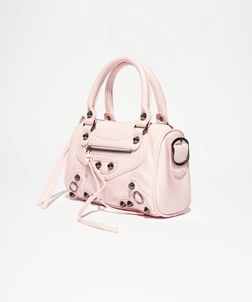 Chick(チック)の「Studded 2-Way Shoulder Bag / スタッズ付き 2WAYショルダーバッグ 2026年春夏(ショルダーバッグ・レディース・ブラック/レッド/ピンク/ホワイト・FREE)」の18枚目の写真