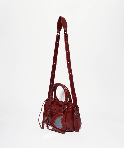 Chick(チック)の「Studded 2-Way Shoulder Bag / スタッズ付き 2WAYショルダーバッグ 2026年春夏(ショルダーバッグ・レディース・ブラック/レッド/ピンク/ホワイト・FREE)」の20枚目の写真