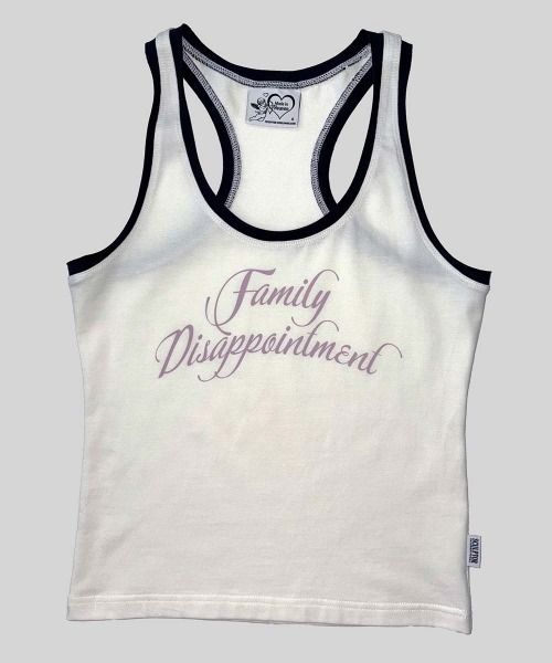 SCULPTOR(スカルプター)の「Family Disappointment Tank Top(タンクトップ・レディース・ピンク/グレー/ホワイト・SMALL/LARGE/MEDIUM)」の6枚目の写真