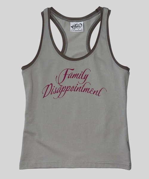 SCULPTOR(スカルプター)の「Family Disappointment Tank Top(タンクトップ・レディース・ピンク/グレー/ホワイト・SMALL/LARGE/MEDIUM)」の9枚目の写真