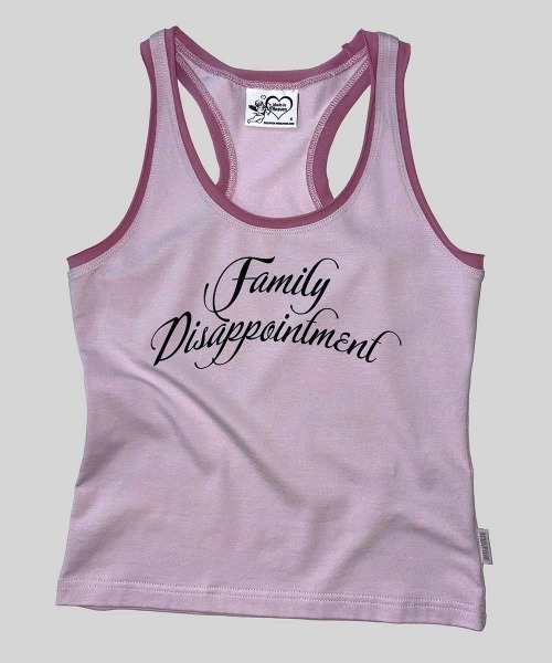 SCULPTOR(スカルプター)の「Family Disappointment Tank Top(タンクトップ・レディース・ピンク/グレー/ホワイト・SMALL/LARGE/MEDIUM)」の12枚目の写真