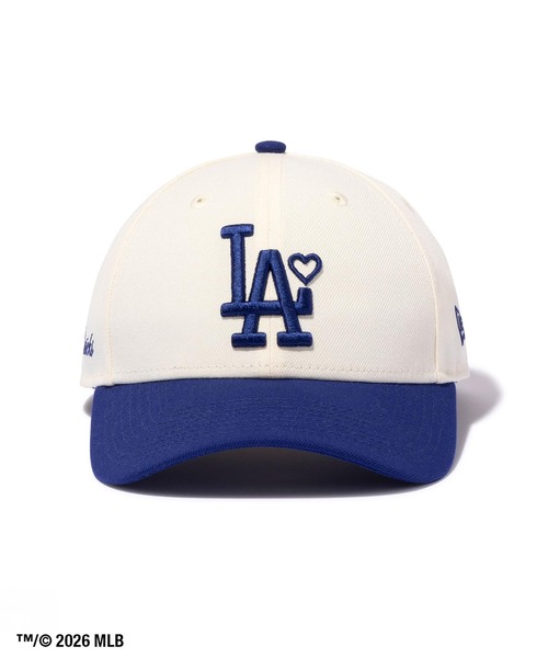 BASICKS（ベイシックス）の「BASICKS / ベーシックス x Newera / ニューエラ Dodgers Cap（キャップ・レディース・ホワイト/ブルー・FREE）」の3枚目の写真