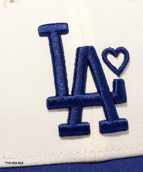 BASICKS（ベイシックス）の「BASICKS / ベーシックス x Newera / ニューエラ Dodgers Cap（キャップ・レディース・ホワイト/ブルー・FREE）」の17枚目の写真