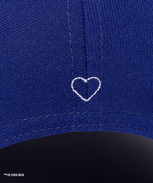 BASICKS（ベイシックス）の「BASICKS / ベーシックス x Newera / ニューエラ Dodgers Cap（キャップ・レディース・ホワイト/ブルー・FREE）」の6枚目の写真