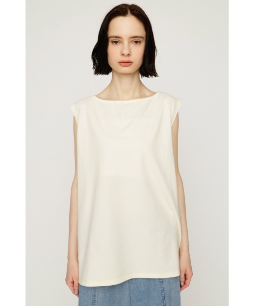 SLY(スライ)の「MULTI WAY 2P CUT TOPS マルチウェイツーピーカットトップス 春服 夏服 セット レイヤード(Tシャツ/カットソー・レディース・ネイビー/アイボリー/ブラック・FREE)」の10枚目の写真