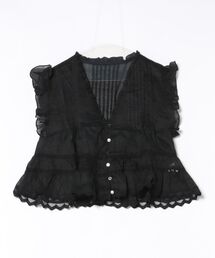 ramie lace frill blouse /ラミーレースフリルブラウス