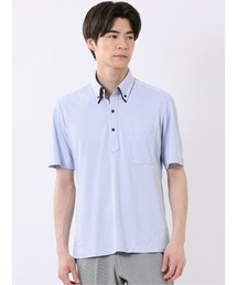 m.f.editorial（エムエフエディトリアル）の「ビズポロ ポロシャツ メンズ 半袖 ストレッチ 吸水速乾 ノンアイロン クールパス クールビズ（ポロシャツ）」
