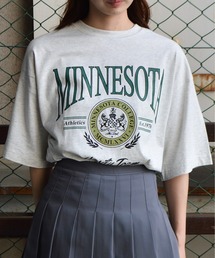 【spiritoso】MINESOTAカレッジロゴTシャツ