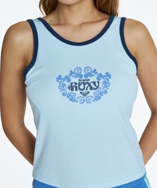 ROXY(ロキシー)の「ROXY NOSTALGIC BREAK ラッシュガード タンクトップ /UVカット/EASY DRY 【2026年夏モデル】/ロキシーパイピングタンク(タンクトップ・レディース・ホワイト/ブルー/ブラック系その他・LARGE/MEDIUM/SMALL)」の14枚目の写真