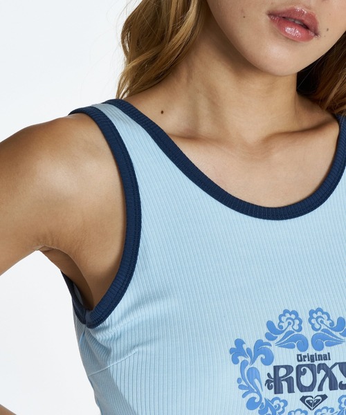 ROXY(ロキシー)の「ROXY NOSTALGIC BREAK ラッシュガード タンクトップ /UVカット/EASY DRY 【2026年夏モデル】/ロキシーパイピングタンク(タンクトップ・レディース・ホワイト/ブルー/ブラック系その他・LARGE/MEDIUM/SMALL)」の15枚目の写真