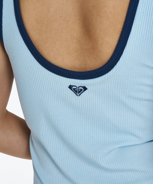ROXY(ロキシー)の「ROXY NOSTALGIC BREAK ラッシュガード タンクトップ /UVカット/EASY DRY 【2026年夏モデル】/ロキシーパイピングタンク(タンクトップ・レディース・ホワイト/ブルー/ブラック系その他・LARGE/MEDIUM/SMALL)」の16枚目の写真