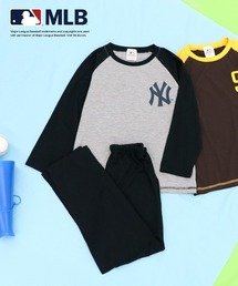 MLB（メジャーリーグベースボール）の「《MLB》 やわらかかるい キッズ 長袖 パジャマ ルームウェア 天竺（ルームウェア/パジャマ）」