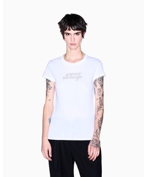 【A|X アルマーニ エクスチェンジ】スタッツロゴ 半袖クルーネックTシャツ/SLIM