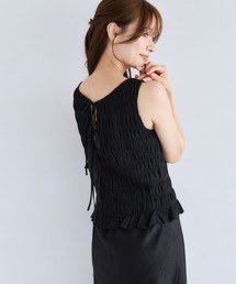 mysty woman | カットジャガードノースリプルオーバー 1046954(タンクトップ)