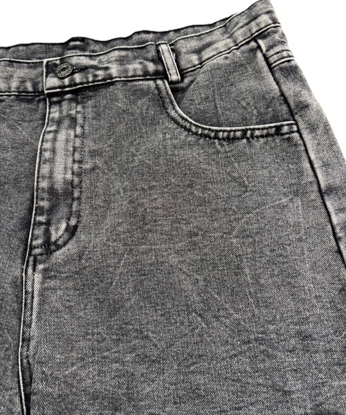 CANVAS+（キャンバスプラス）の「【CANVAS＋】クロス刺繍ヴィンテージデニムセットアップ（セットアップ・レディース・ブラック・S/M）」の17枚目の写真