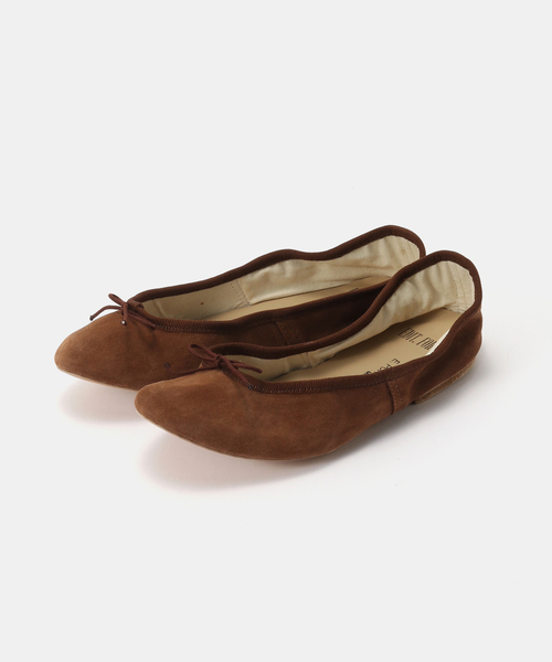 PORSELLI（ポセリ）の「【Porselli for LULU】Ballet Shoes（バレエシューズ・レディース・ブラウン・38/37/36）」の8枚目の写真