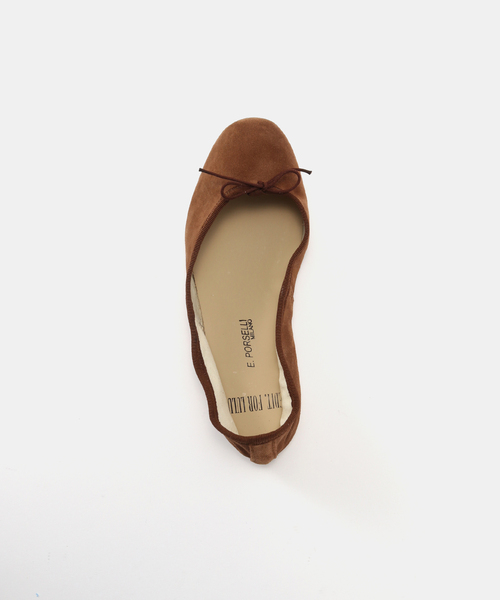 PORSELLI（ポセリ）の「【Porselli for LULU】Ballet Shoes（バレエシューズ・レディース・ブラウン・38/37/36）」の3枚目の写真
