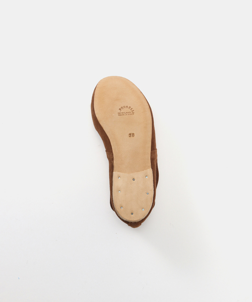 PORSELLI（ポセリ）の「【Porselli for LULU】Ballet Shoes（バレエシューズ・レディース・ブラウン・38/37/36）」の4枚目の写真