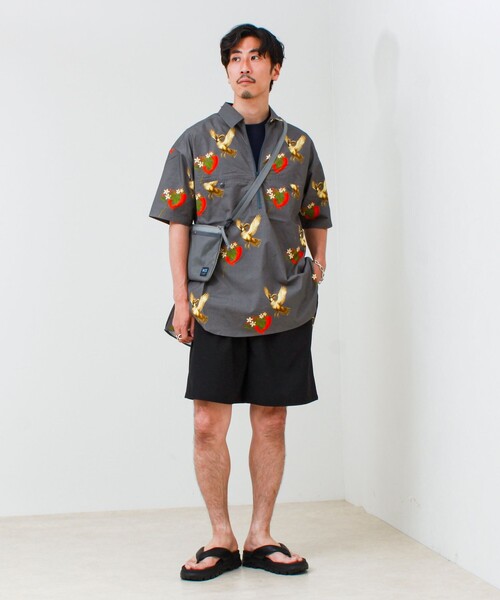 NANGA（ナンガ）の「【NANGA/ナンガ】SUNNYDAY WORK S/S SHIRT（シャツ/ブラウス・メンズ・キナリ/グレー・L/M）」の3枚目の写真