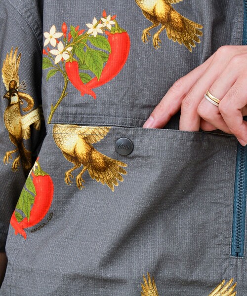 NANGA（ナンガ）の「【NANGA/ナンガ】SUNNYDAY WORK S/S SHIRT（シャツ/ブラウス・メンズ・キナリ/グレー・L/M）」の8枚目の写真