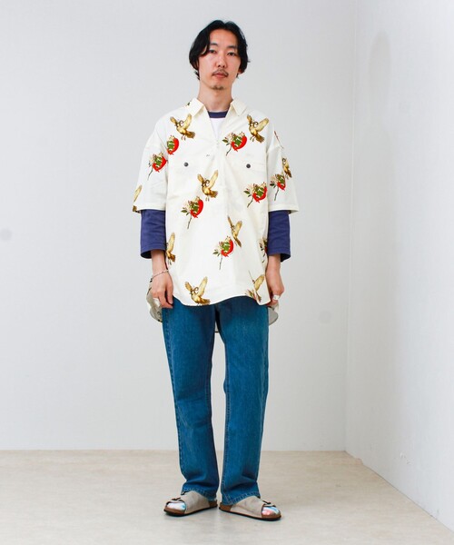 NANGA（ナンガ）の「【NANGA/ナンガ】SUNNYDAY WORK S/S SHIRT（シャツ/ブラウス・メンズ・キナリ/グレー・L/M）」の13枚目の写真