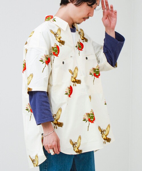 NANGA（ナンガ）の「【NANGA/ナンガ】SUNNYDAY WORK S/S SHIRT（シャツ/ブラウス・メンズ・キナリ/グレー・L/M）」の16枚目の写真