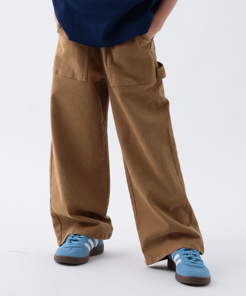 BAYFLOW（ベイフロー）の「[毎日はきたい♪]ストレッチペインターパンツ[120~160cm](KIDS)（その他パンツ・キッズ・ブラック/キャメル/ブルー系その他/アイボリー・120cm/160cm/150cm/140cm/130cm）」の4枚目の写真