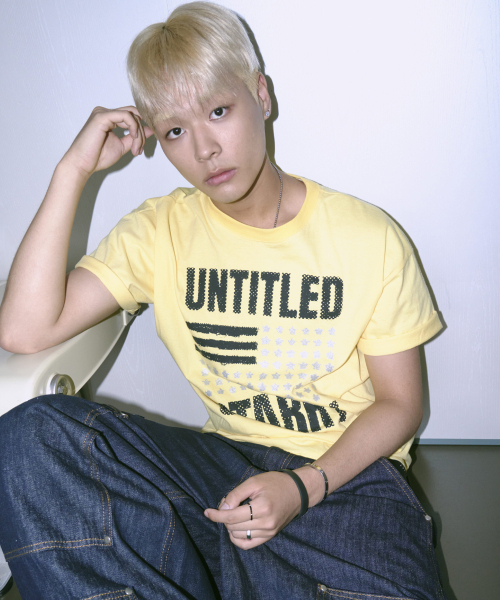 UNTITLED SEOUL(アンタイトル ソウル)の「アンタイトル ステリー フラッグ クロップ 半袖 イエロー(Tシャツ/カットソー・レディース・その他・SMALL/MEDIUM)」の2枚目の写真