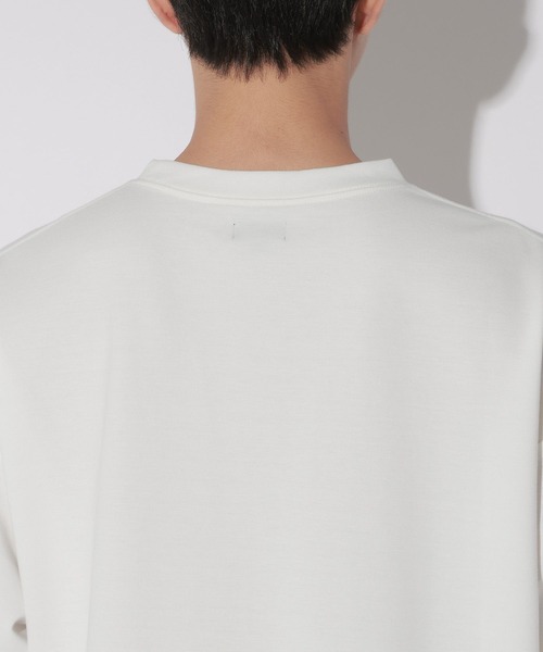 LAKOLE(ラコレ)の「ドローイングメッセージT / 672890(Tシャツ/カットソー・メンズ・ホワイト/チャコール・MEDIUM/LARGE)」の14枚目の写真