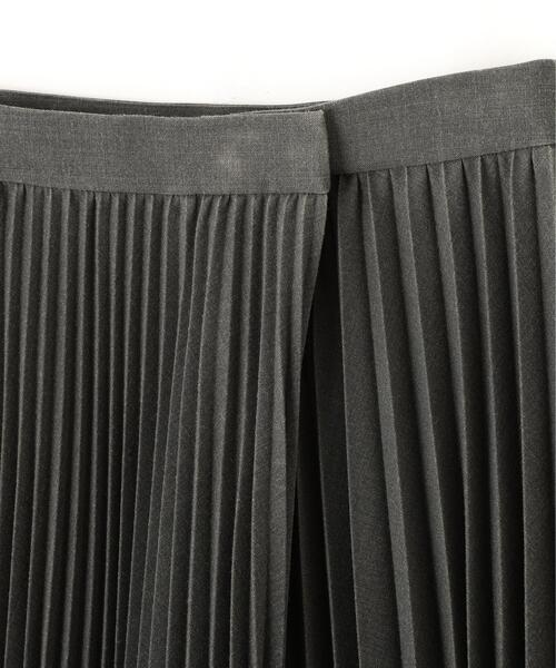 YLEVE（イレーヴ）の「YLEVE / VINTAGE PIGMENTDYE WOOL PLEATED SKIRT（スカート・レディース・グレー/ベージュ・1/0/2）」の5枚目の写真