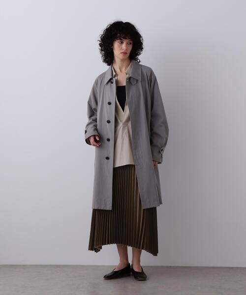 YLEVE（イレーヴ）の「YLEVE / VINTAGE PIGMENTDYE WOOL PLEATED SKIRT（スカート・レディース・グレー/ベージュ・1/0/2）」の11枚目の写真