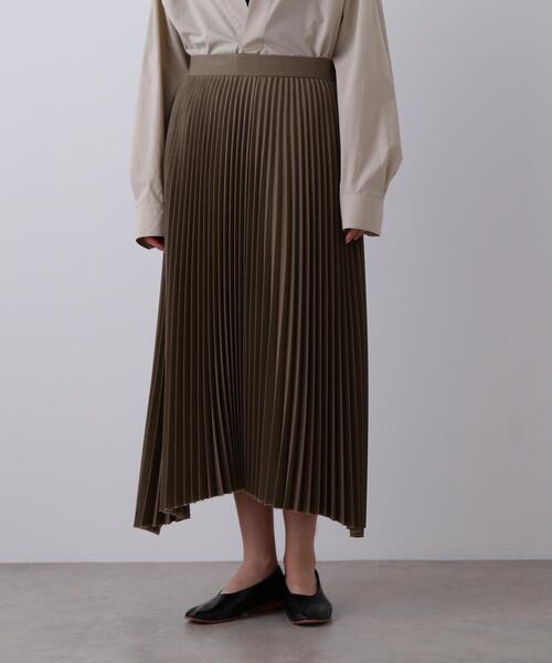 YLEVE（イレーヴ）の「YLEVE / VINTAGE PIGMENTDYE WOOL PLEATED SKIRT（スカート・レディース・グレー/ベージュ・1/0/2）」の12枚目の写真