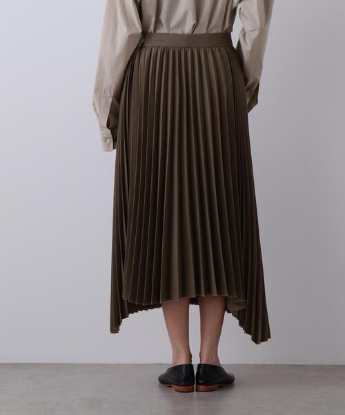 YLEVE（イレーヴ）の「YLEVE / VINTAGE PIGMENTDYE WOOL PLEATED SKIRT（スカート・レディース・グレー/ベージュ・1/0/2）」の14枚目の写真