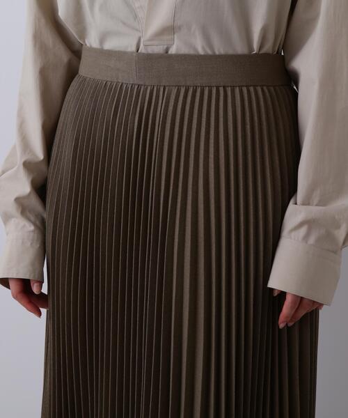 YLEVE（イレーヴ）の「YLEVE / VINTAGE PIGMENTDYE WOOL PLEATED SKIRT（スカート・レディース・グレー/ベージュ・1/0/2）」の15枚目の写真