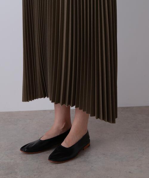 YLEVE（イレーヴ）の「YLEVE / VINTAGE PIGMENTDYE WOOL PLEATED SKIRT（スカート・レディース・グレー/ベージュ・1/0/2）」の16枚目の写真