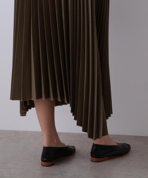 YLEVE（イレーヴ）の「YLEVE / VINTAGE PIGMENTDYE WOOL PLEATED SKIRT（スカート・レディース・グレー/ベージュ・1/0/2）」の17枚目の写真
