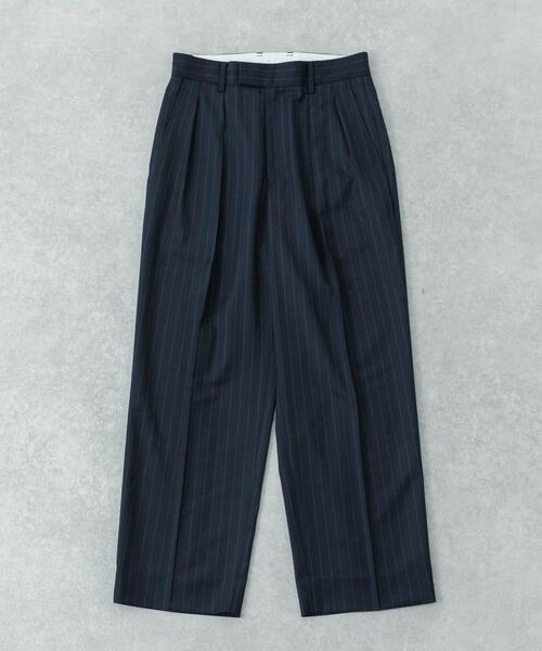 URBAN RESEARCH(アーバンリサーチ)の「TW STRIPE TROUSER(その他パンツ・メンズ・ネイビー/ブラウン・MEDIUM/LARGE)」の1枚目の写真