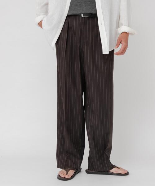 URBAN RESEARCH(アーバンリサーチ)の「TW STRIPE TROUSER(その他パンツ・メンズ・ネイビー/ブラウン・MEDIUM/LARGE)」の10枚目の写真