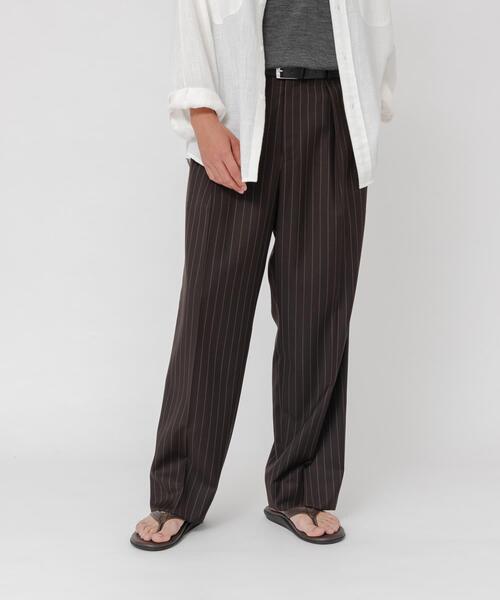 URBAN RESEARCH(アーバンリサーチ)の「TW STRIPE TROUSER(その他パンツ・メンズ・ネイビー/ブラウン・MEDIUM/LARGE)」の12枚目の写真
