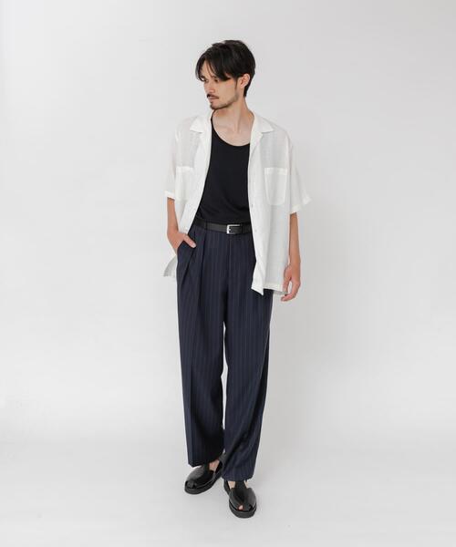 URBAN RESEARCH(アーバンリサーチ)の「TW STRIPE TROUSER(その他パンツ・メンズ・ネイビー/ブラウン・MEDIUM/LARGE)」の3枚目の写真