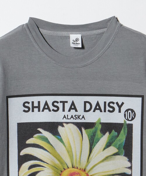 niche.(ニッチ)の「【別注】<Niche.>SHASTA DAISY FLOWER Tシャツ(Tシャツ/カットソー・メンズ・ライトグレー・M/L)」の3枚目の写真