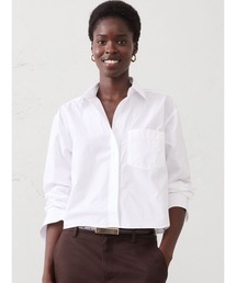 BANANA REPUBLIC FACTORY STORE コットン クロップドシャツ