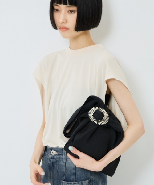 TOGA PULLA/トーガプルラ】Concho knit bag/コンチョニットバッグ